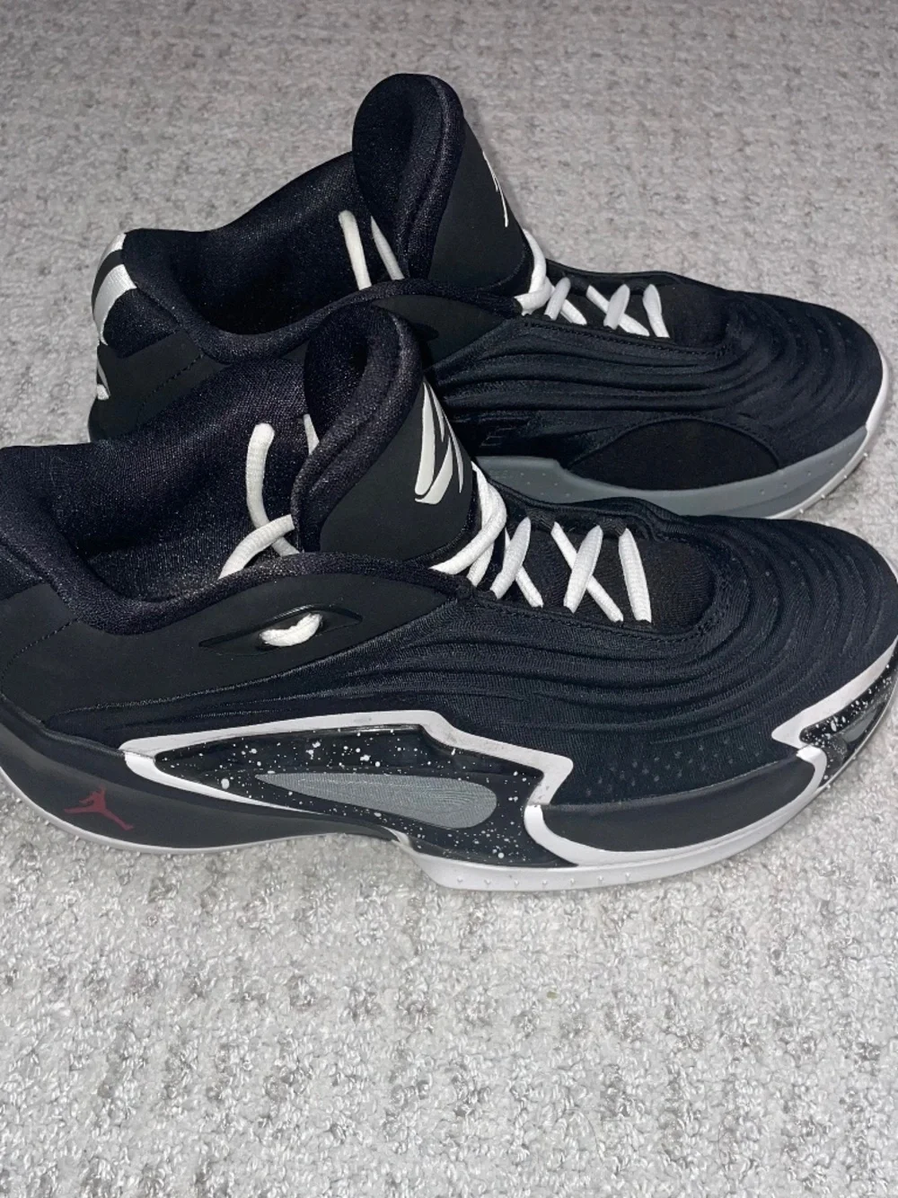 Jordan Luka 3 GS “Speedway” (FQ8185-001) Black Smoke Grey White Size 7Y